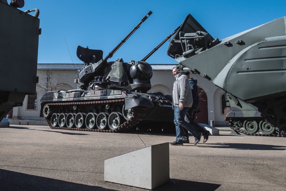 Немецкая зенитная самоходка Gepard устарела, но по-прежнему остается грозной системой ПВО. / EPA