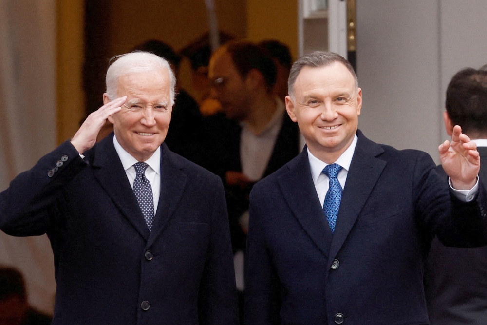 Джо Байден и Анджей Дуда обсуждали увеличение военного присутствия США в Польше и Европе. / Reuters