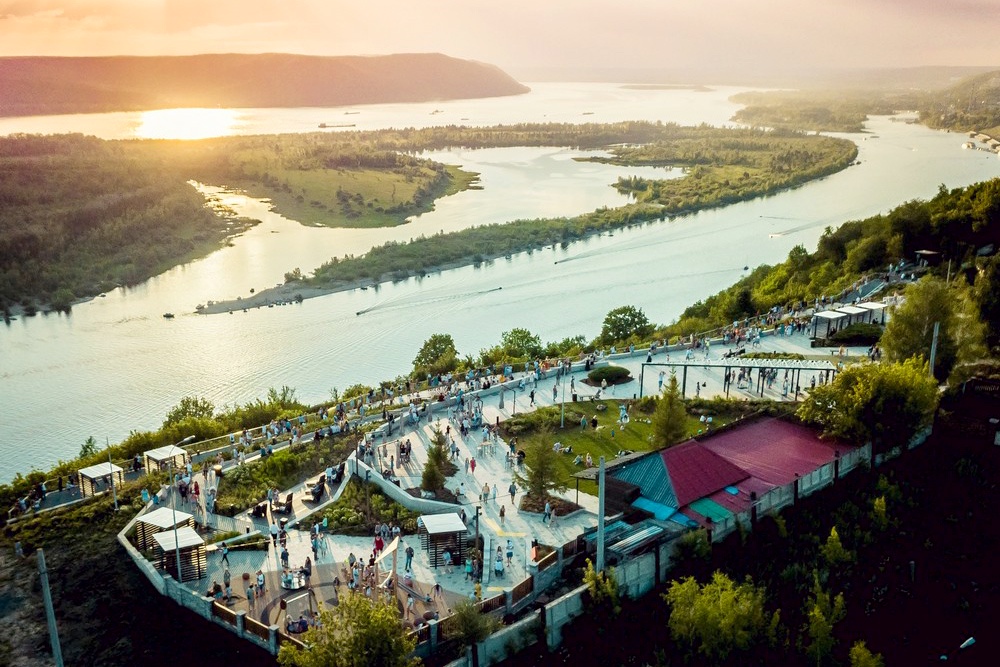 обзорная площадка "Вертолетка" в Самаре