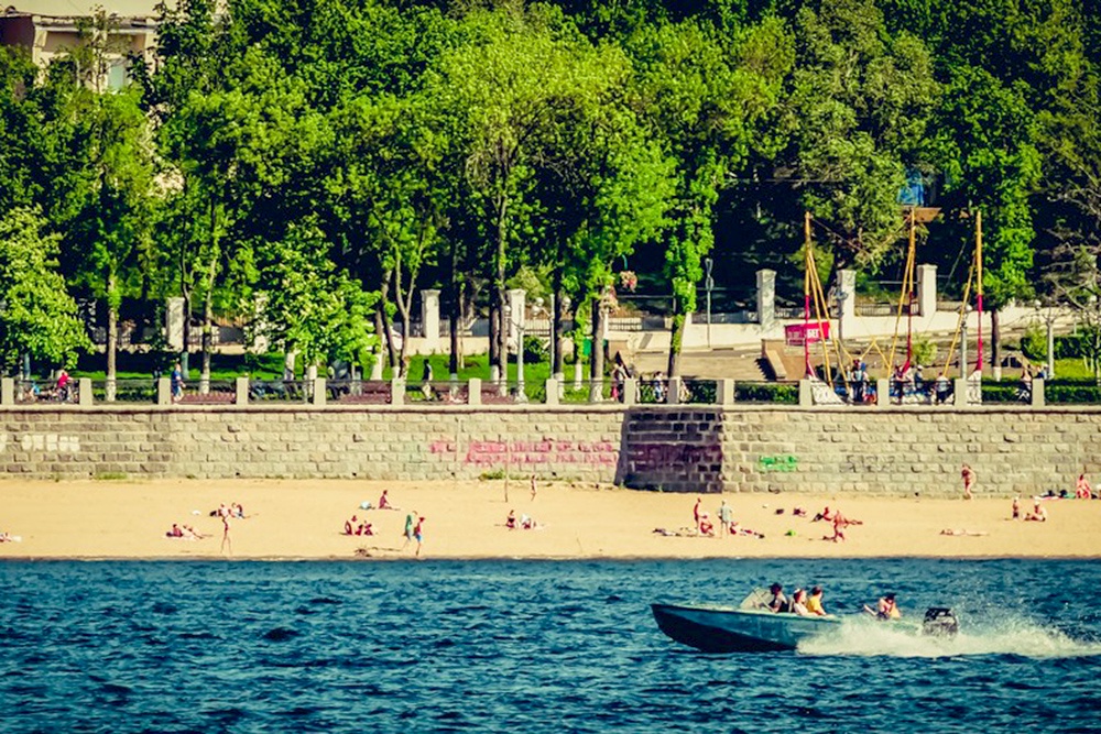 пляж в самаре