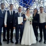 Сотрудники Ростовской АЭС отметили свадьбу в павильоне «АТОМ» в Москве