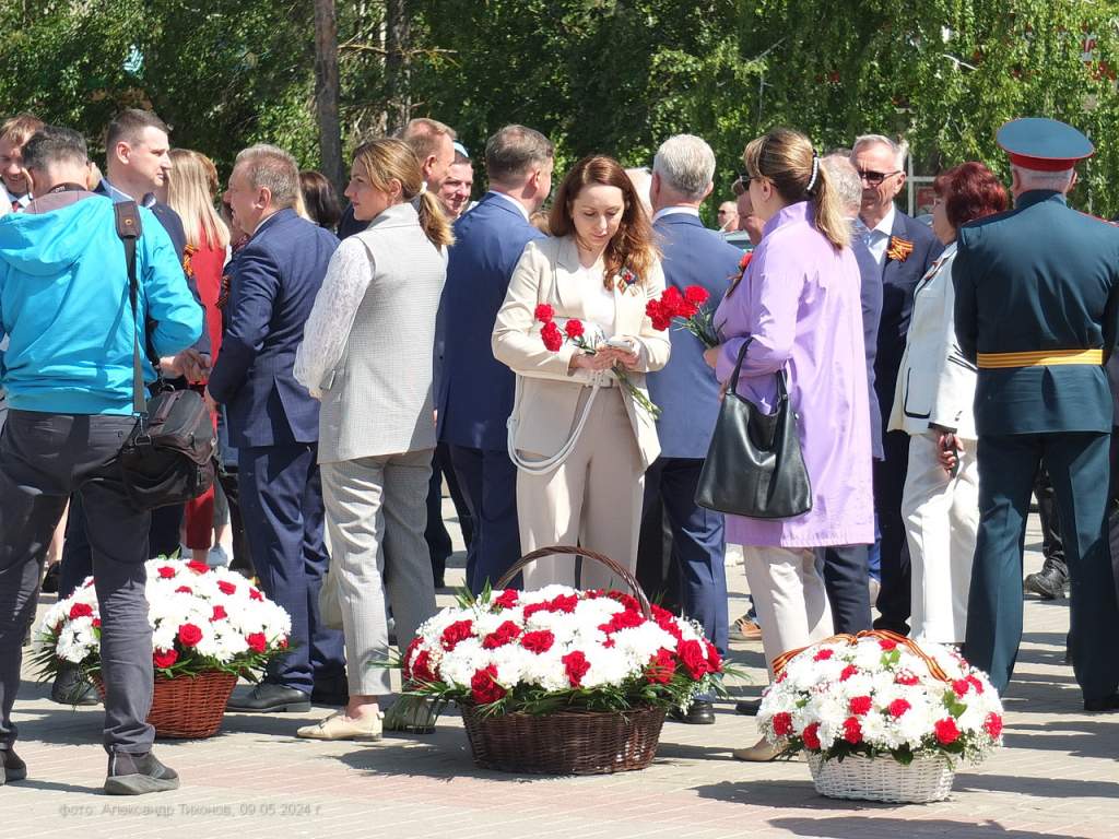 Митинг на площади Победы Волгодонска в честь 79 годовщины Победы Советского народа в Великой Отечественной войне